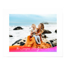 Einfaches 1-Foto-Vollformat - Skripttext-Overlay