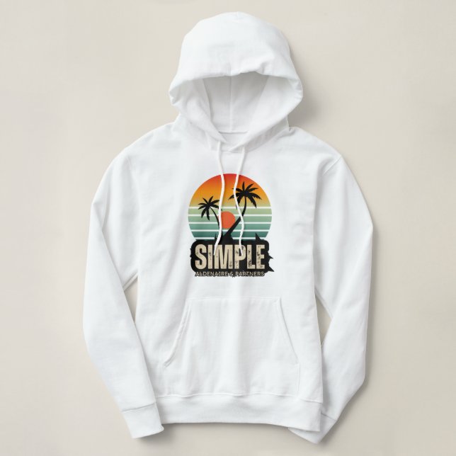 Einfaches Abenteuer Hoodie (Design vorne)