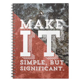 "Einfaches aber bedeutendes" Notizbuch Notizblock