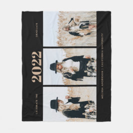 Einfaches Abschluss 3 Foto Fleecedecke