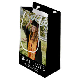 Einfaches Abschluss Stilvolles Modernes Graduate F Kleine Geschenktüte