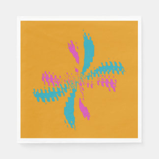 Einfaches abstraktes Schmetterlingsflug-Chaos-Must Serviette
