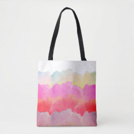 Einfaches Abstraktes Watercolor-Design Tasche