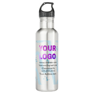 Einfaches add your logo/hertext-Design Edelstahlflasche