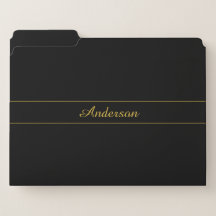 Einfaches anpassbares Gold- und Schwarz-Textdesign