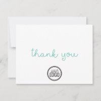 Einfaches Aquamarines Green Script-Logo
