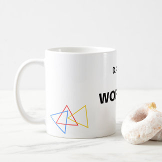 Einfaches Arbeitsstatus Kaffeetasse