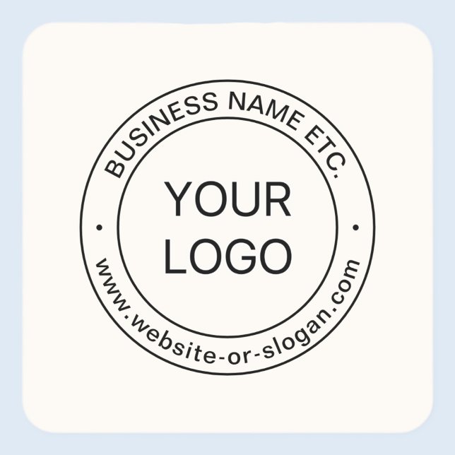 Einfaches Austauschen und Bearbeiten von Text für  Quadratischer Aufkleber (Von Creator hochgeladen)