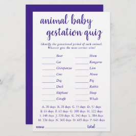 Einfaches Baby | Royal Lila Gestational Game
