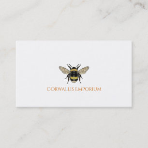 Einfaches Bee Yellow Gold im Einzelhandel Visitenkarte