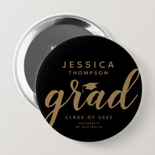 Einfaches Beileid zum Grand Black Gold Button
