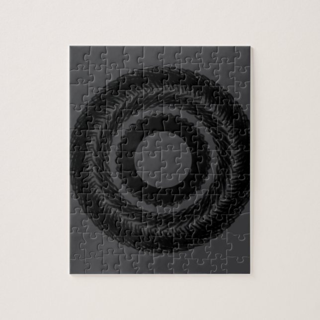 einfaches benutzerdefiniertes BLACK mandala Monogr (Vertikal)