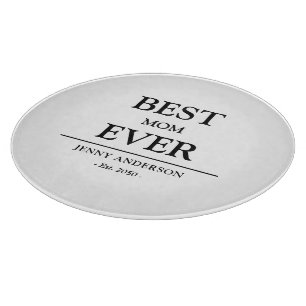 Einfaches benutzerdefiniertes Design Beste Mutter, Schneidebrett