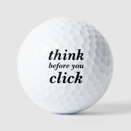 Einfaches benutzerdefiniertes Design | denken Sie  Golfball