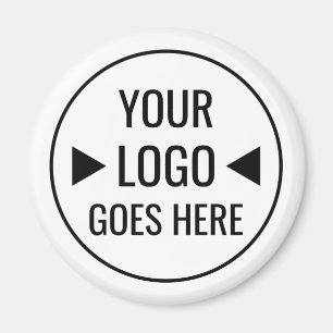 Einfaches benutzerdefiniertes Firmenlogo Magnet