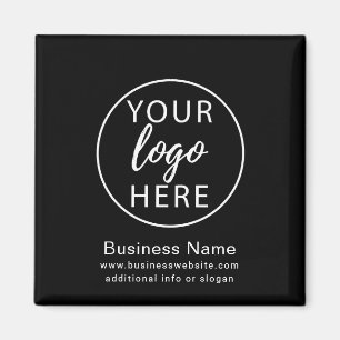 Einfaches benutzerdefiniertes Firmenlogo Magnet