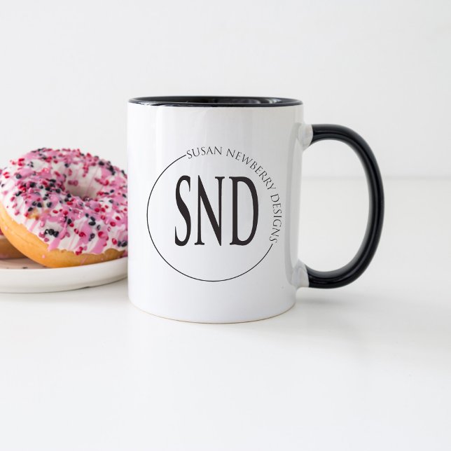 Einfaches benutzerdefiniertes Logo Geschäft Tasse (Von Creator hochgeladen)