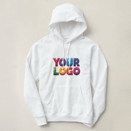 Einfaches benutzerdefiniertes Logo und Text Geschä Hoodie