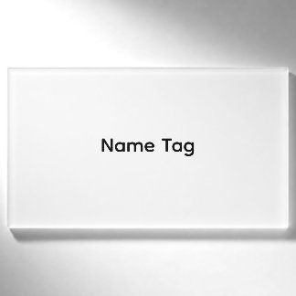 Einfaches Benutzerdefiniertes | Namensschild Namenschild