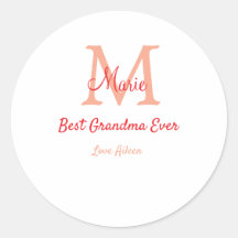 einfaches, bestes Oma-Monogramm