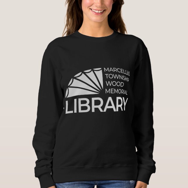 Einfaches Bibliotheks-Sweatshirt Sweatshirt (Vorderseite)