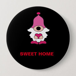 EINFACHES BLACK GENOMM SWEET ZUHAUSE MAGNET BUTTON