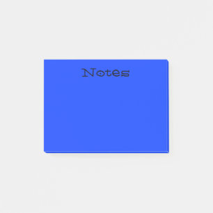 Einfaches Blau Post-it Klebezettel
