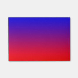 Einfaches Blau zum Rot Post-it Klebezettel