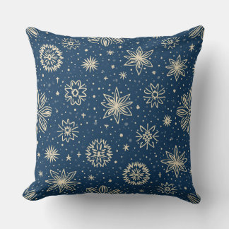 einfaches blaues Muster Pillow B Kissen