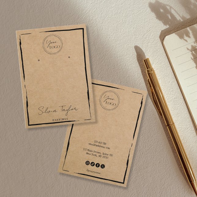 einfaches Bootpapier Ofenrahmen hinzufügen Logo Visitenkarte (Von Creator hochgeladen)