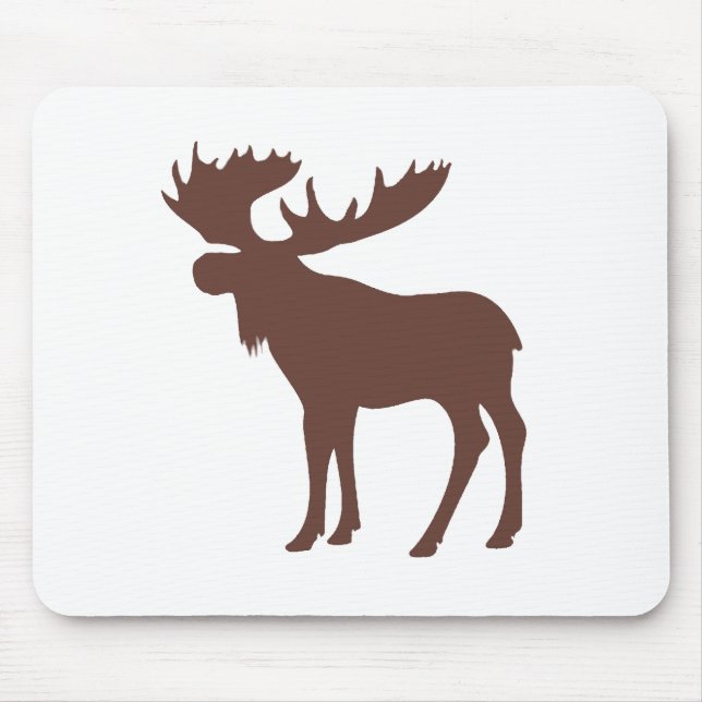 Einfaches Brautmoosesymbol Mousepad (Vorne)