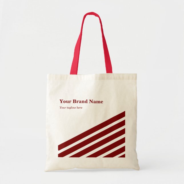 Einfaches Business Brand School Pop Up Store Tragetasche (Vorne)