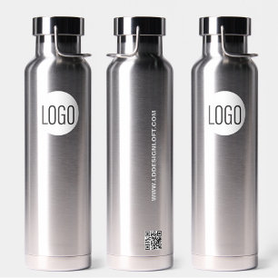 Einfaches Business-Logo - Benutzerspezifische QR-C Trinkflasche