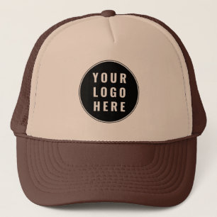Einfaches Business-Logo Mitarbeiter Swag Custom Truckerkappe