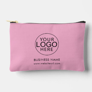 Einfaches Business-Logo-Website-Swag benutzerdefin Zubehörtasche