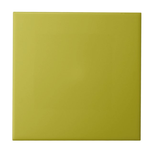 Einfaches Chartreuse Grün Einfarbig Einfache Farbe Fliese (Vorderseite)