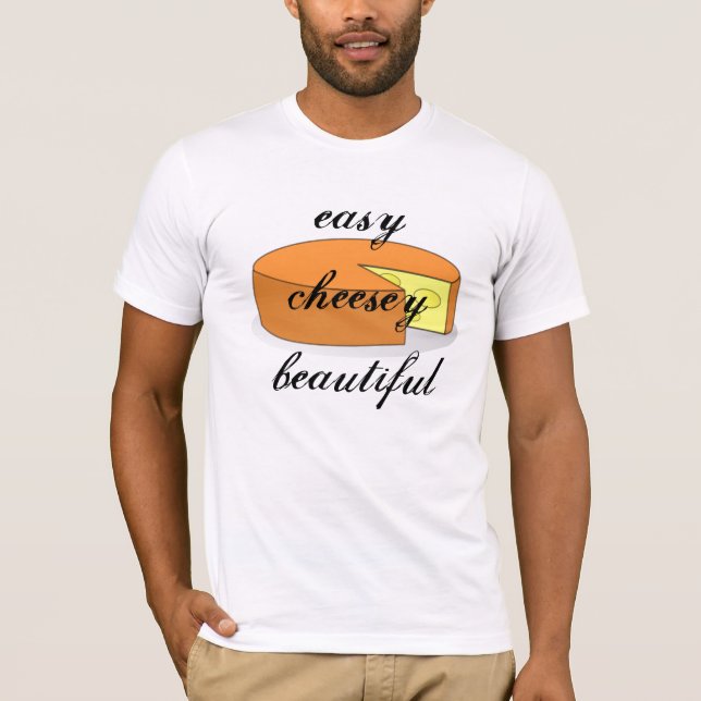 einfaches cheesey schön T-Shirt (Vorderseite)