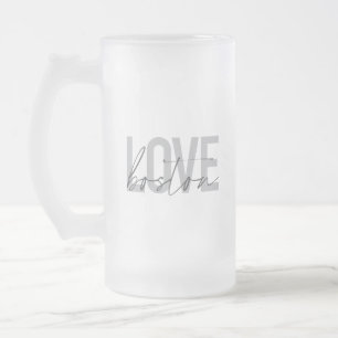 Einfaches, cool, modernes, urbanes Design von Love Mattglas Bierglas