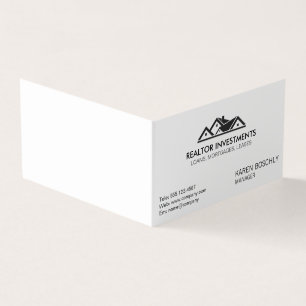 Einfaches Corporate Real Anwesen Agent Visitenkarten