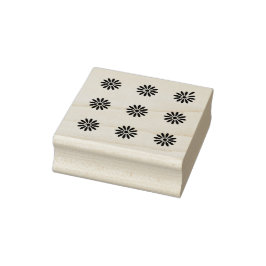 Einfaches Daisy-Blume-Musterelement | Motif Gummistempel