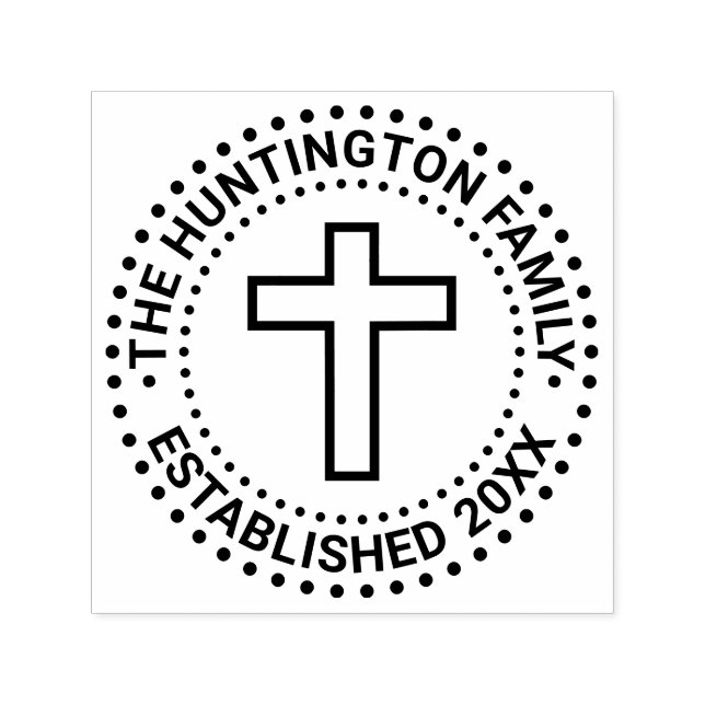 Einfaches Datum der 2-fach-Frame-Familie Permastempel (Design)