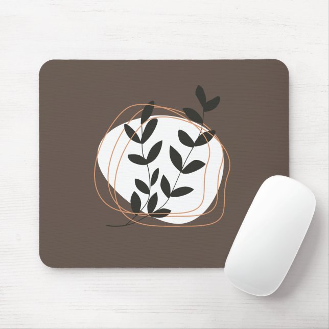Einfaches Design Abstrakt und Natur Mousepad (Mit Mouse)