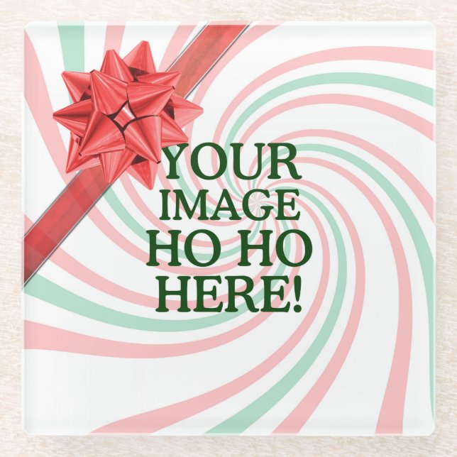 Einfaches Design in nur einem Schritt Glasuntersetzer (Vorderseite)