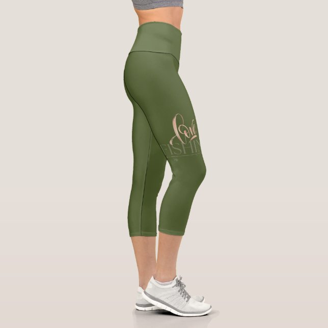 Einfaches Design | Liebe Capri Leggings (Rechts)