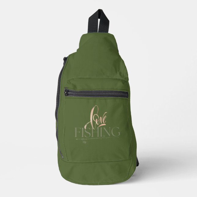 Einfaches Design | Liebe Crossbody Bag (Vorderseite)