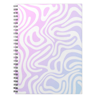 Einfaches Design und elegantes abstraktes SpiralNo Notizblock