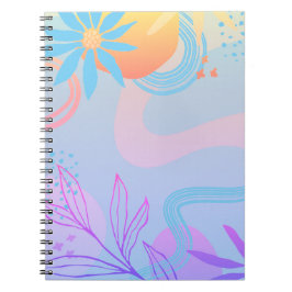 Einfaches Design und elegantes abstraktes SpiralNo Notizblock