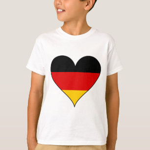Einfaches Deutschland-Herz T-Shirt
