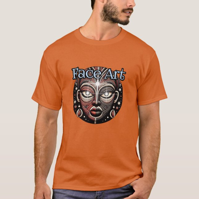 Einfaches dunkles T-Shirt (Vorderseite)