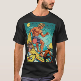 Einfaches dunkles T-Shirt